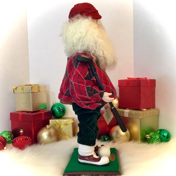 Vintage Dept 56 Limited Edition 2004 Old World Collection Santa Golfer - Picture 3 of 12